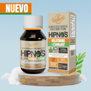 Hipnos (Melatonina, Cáñamo y Magnesio) 30 tabletas