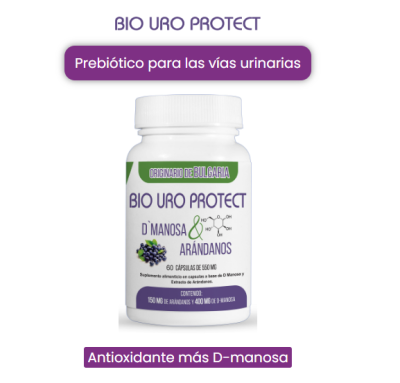 Bio Uro Protect 60 Capsulas - 550 MG