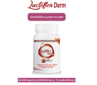 Lactoflor Derm 30 Cápsulas - 500 MG
