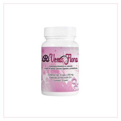 Venus Flora - 30 Cápsulas 500 MG