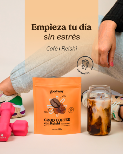 Good Coffee con Reishi (Ganoderma) - 120g - Imagen 3